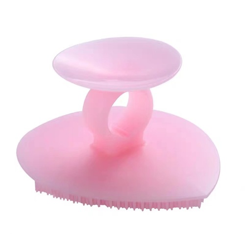 Baby shampoo brush silicone comb, baby head-cleaning tool, newborn-specific bathing supplies, massage for hair and scalp during bathing