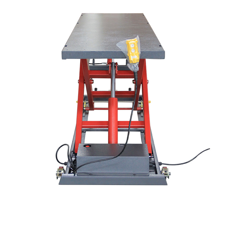 Elevador hidráulico de elevación de la motocicleta plataforma de reparación y mantenimiento