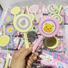 儿童玩具趣味卡通摇铃彩色拨浪鼓儿童早教地推套圈幼儿园礼品批发