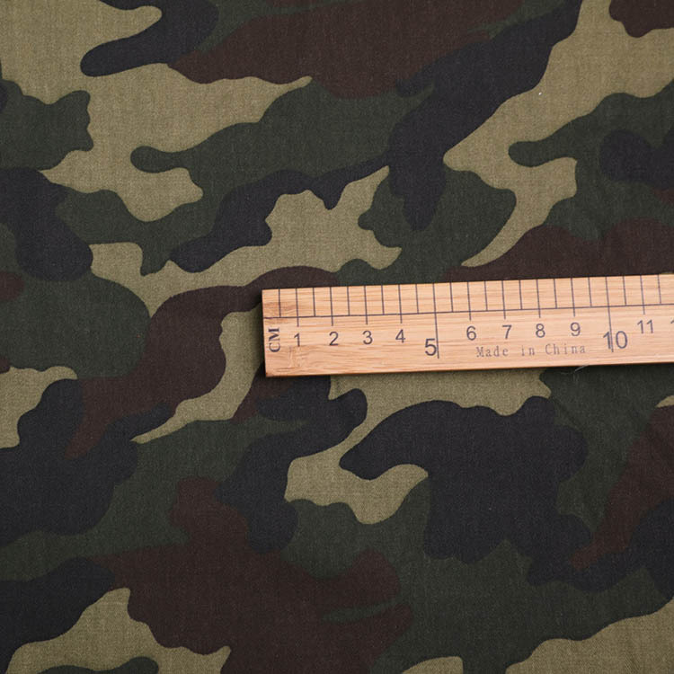 Tejido elástico twill forestal camuflaje ropa de trabajo algodón spandex tela mixta