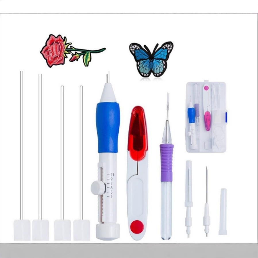 Amazon popular pokes traje ruso magia aguja traje Cruz puntada bordado herramientas traje