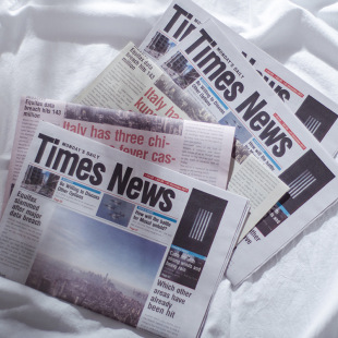 Ins Style Posing English Newspaper Photo Props Retro English Packaging Newspaper Photography Photograph Newspaper