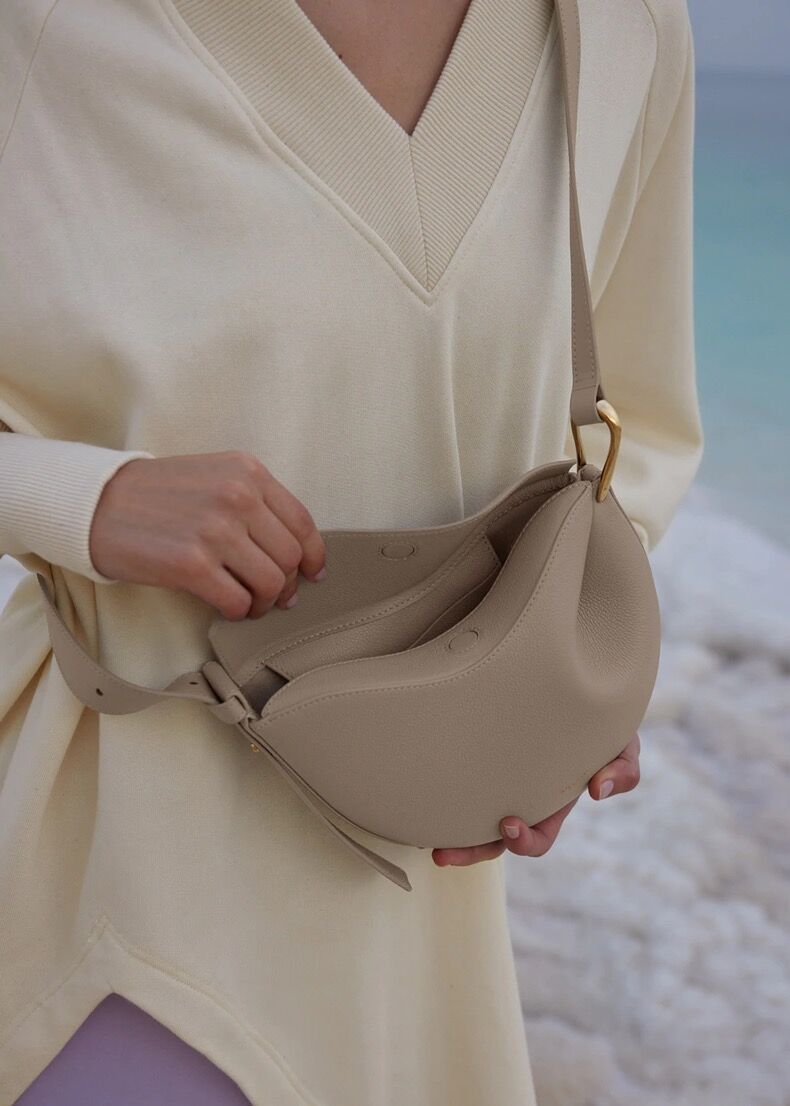Women's Saddle Dumpling Crossbody Bag, Stylish Shoulder Handbag_voghion.com