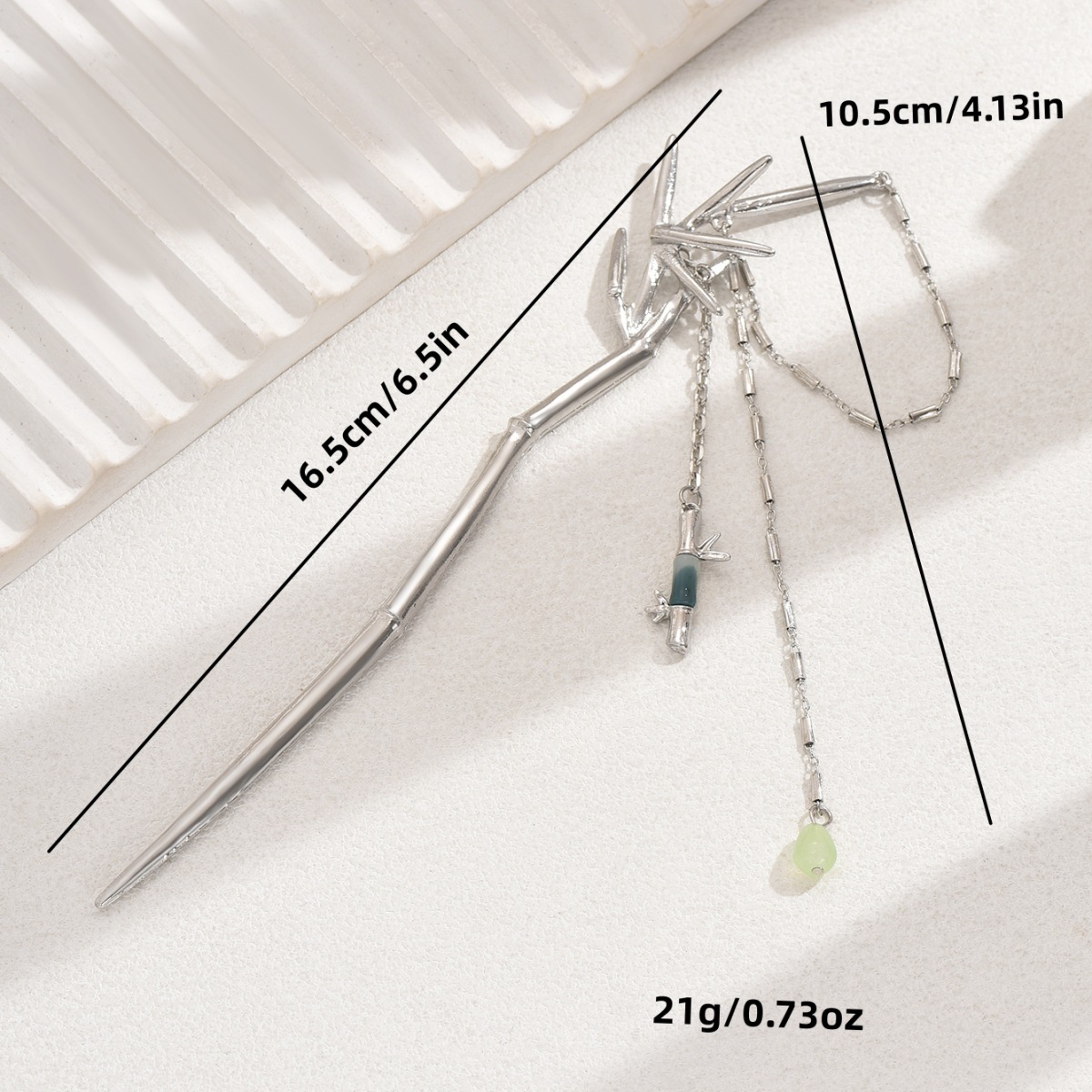 Nuevo estilo chino bambú clip de pellizco para mujeres metal cheongsam clip de cabeza detrás de la cabeza estilo antiguo de alta sensibilidad clip de pellizco