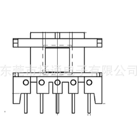 EE25变压器骨架立式5+7电木骨架电源骨架EE25