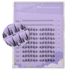 大容量密排嫁接假睫毛塔尖狐系小惡魔睫毛自然魚尾麥穗睫毛批發