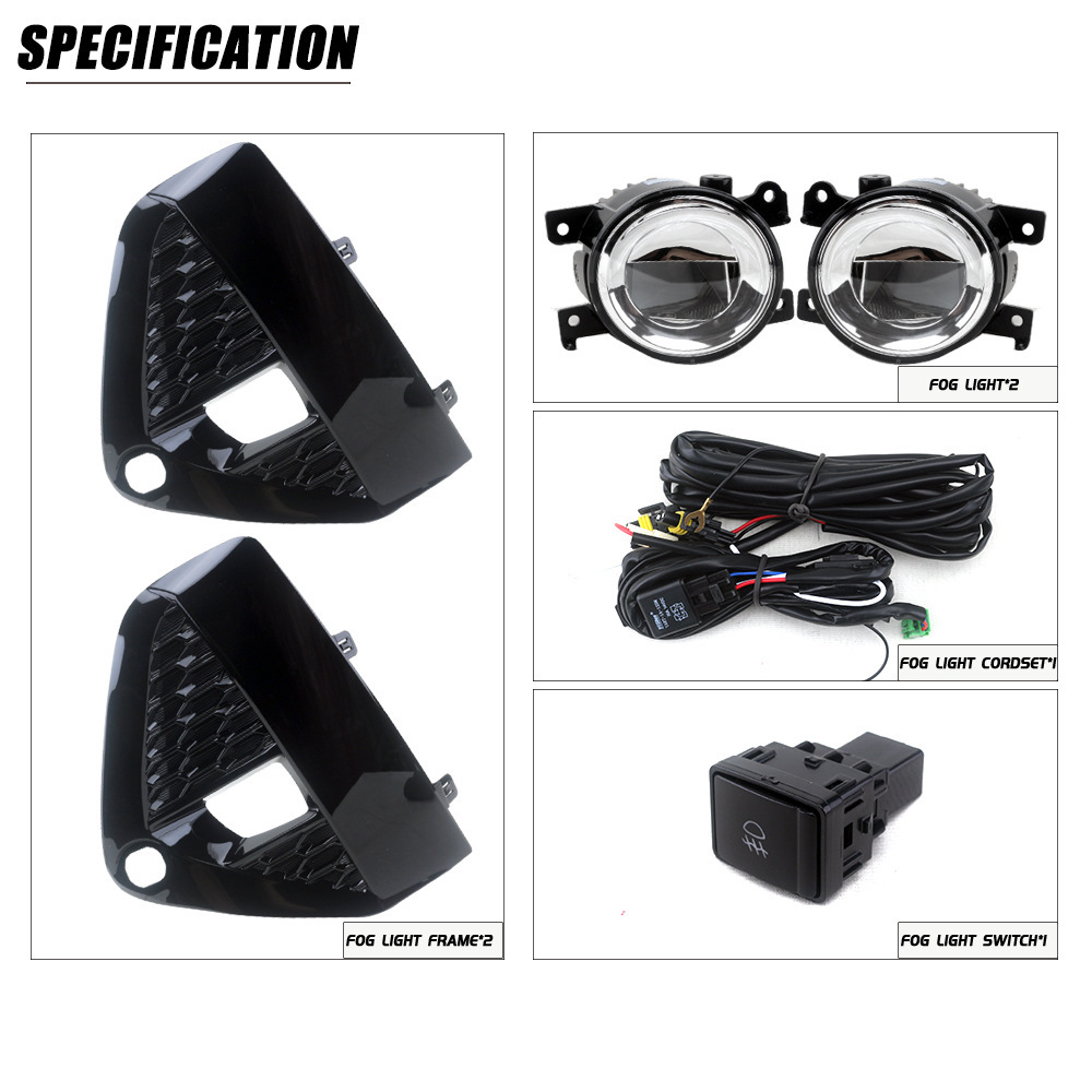 Aplicable a Nissan 19 / 20 / 21 / 22 nuevo Murano delantero LED conjunto de lámpara de niebla diurna luz de barra delantera