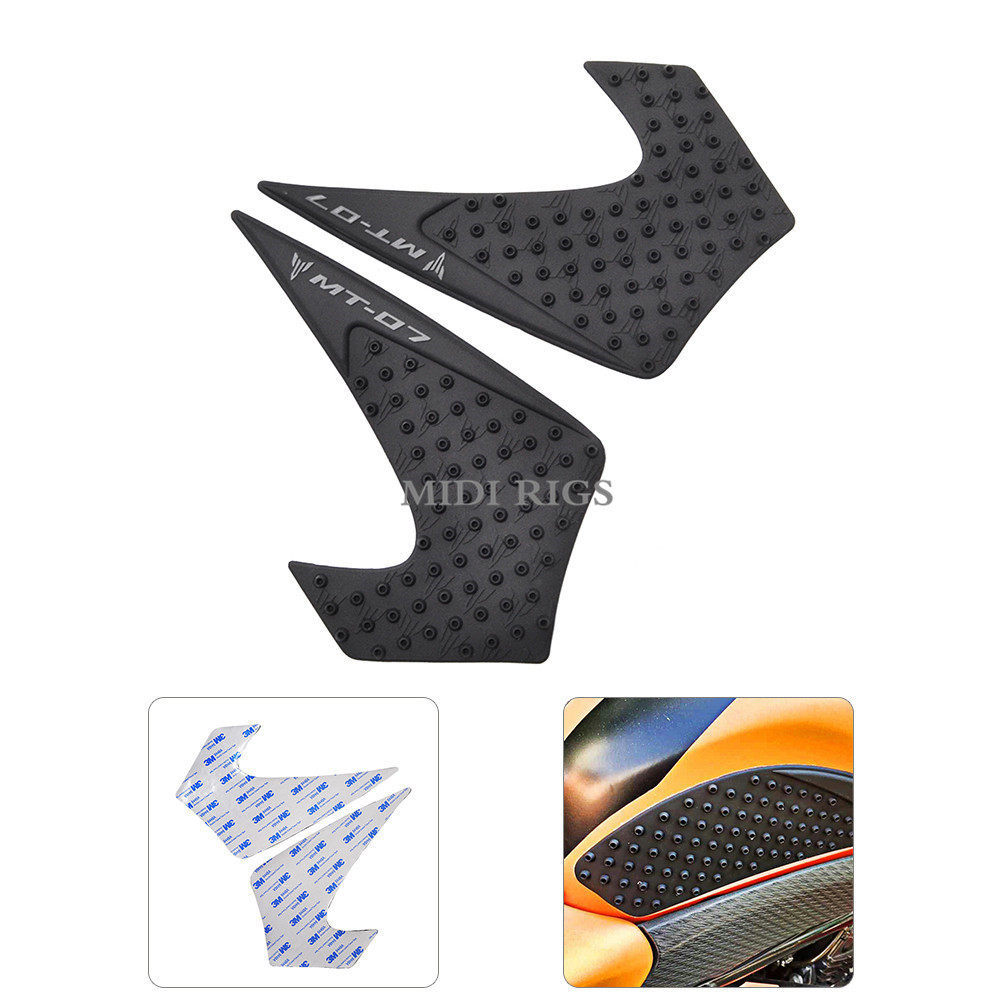Suitable for Yamaha MT07MT-0713-19 modified fuel tank stickers, knee pads, anti-slip stickers, friction stickers, heat insulation side stickers