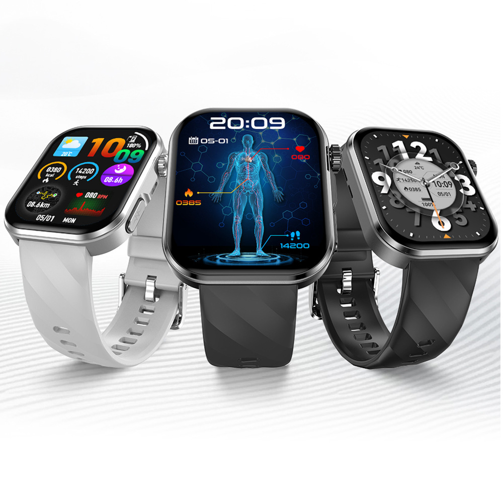 MT158 reloj inteligente ECG monitoreo micro examen físico HRV información telefónica deportiva comercio exterior transfronterizo reloj de hombre image 5