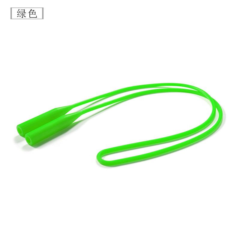 Cuerda elástica de silicona para gafas, antideslizante, anti-caída, correa deportiva ajustable
