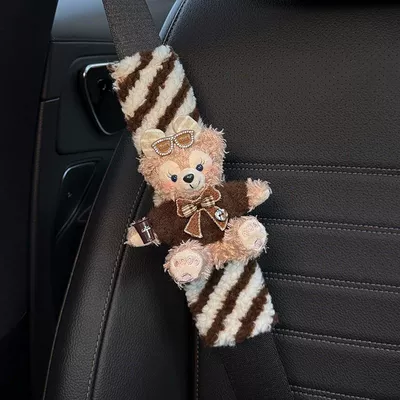 Cute Rose Car Seatbelt Seat belt shoulder pad - dark-chocolate-american-style-individually-wrapped-no-specifications