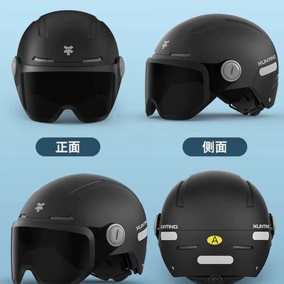 Motosiklet kaskı (dəbilqə) Half Helmet, Winter Helmet for Women