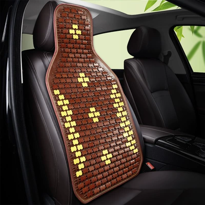Cool pad Cool Cushion Single-piece Seat Car - style-2-bamboo-rhyme-coffee-backrest