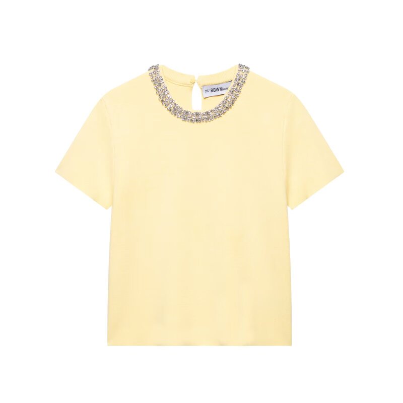 ZARZ 自家製ヨーロッパとアメリカンスタイルの新しい女性のファッショナブルなジュエリーニットトップ 5755039|undefined