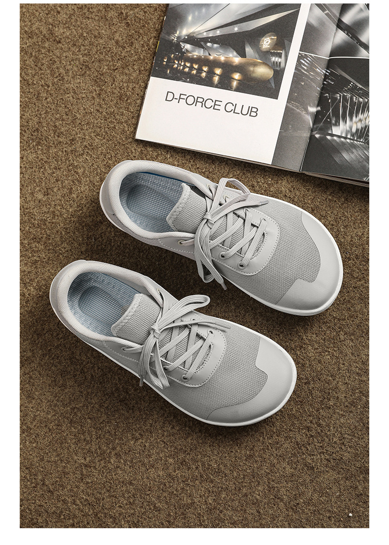 cross-border plus size summer new wide toe men's shoes breathable mesh running shoes men's wide last trendy casual sneaker undefined