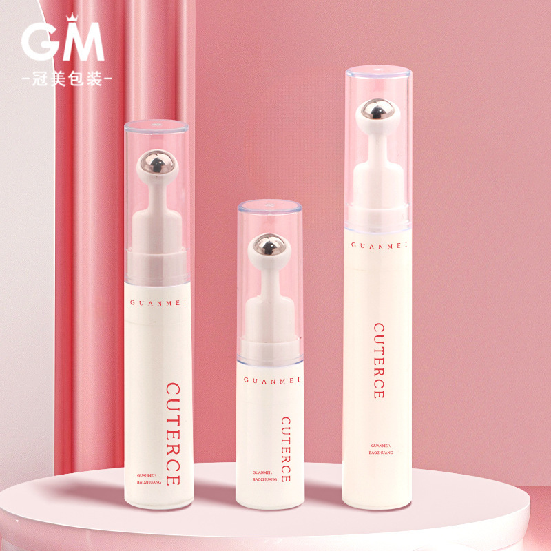 5ml white roller ball bottle 10ml 15ml roller ball bottle eye cream bottled cosmetics packaging manufacturers wholesale