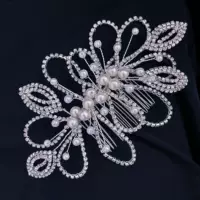 Внешняя торговля свадебные головные уборы креативные когти цепи полые листья ручные бусы расческа для волос Аксессуары для волос DZ183