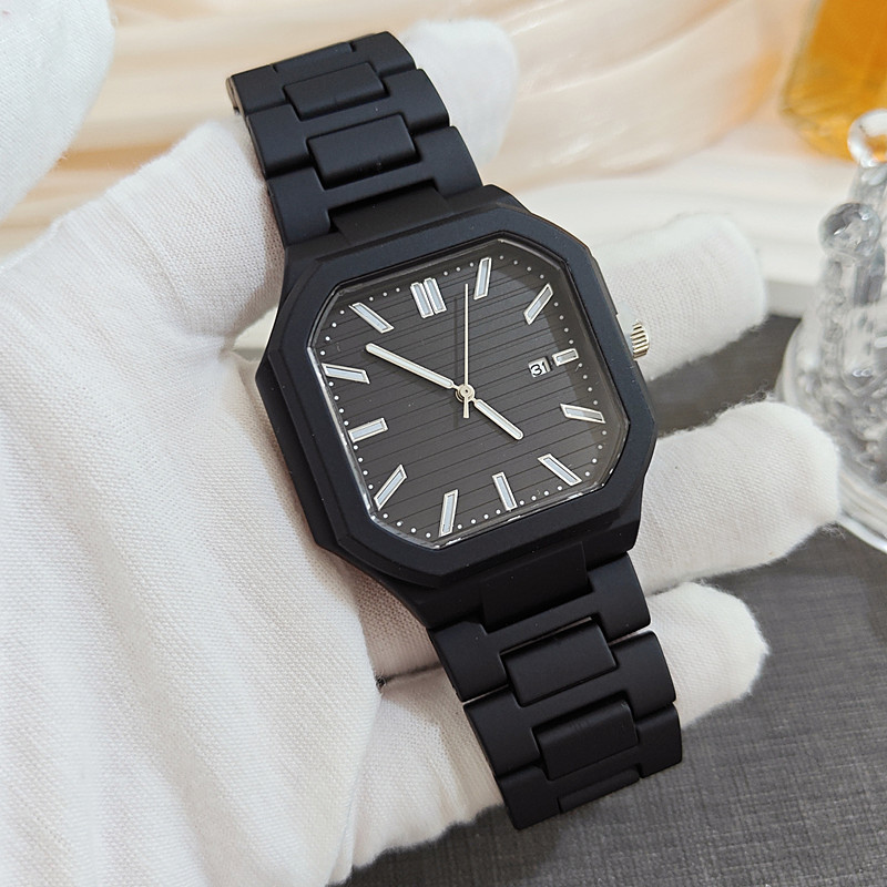 Foreign Trade New High-End Square Men's Watch Trendy Fashion High-Value Calendar Men's Student Quartz Watch