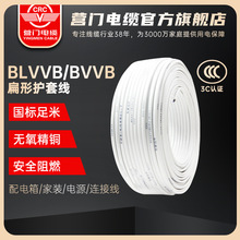 BLVVB/BVVB鋁芯/銅芯聚氯乙烯絕緣聚氯乙烯護套扁電纜  營門電纜