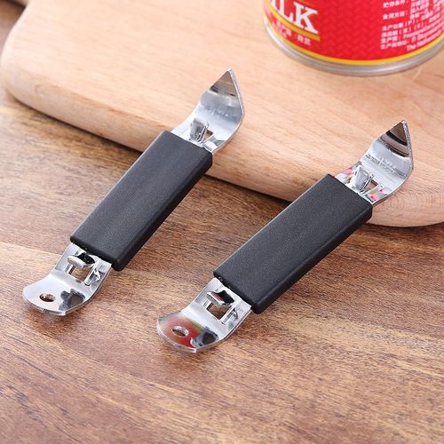 Stainless steel evaporated milk bottle opener multifunctional can opener beer starter black and white evaporated milk can opener evaporated milk hole opening knife