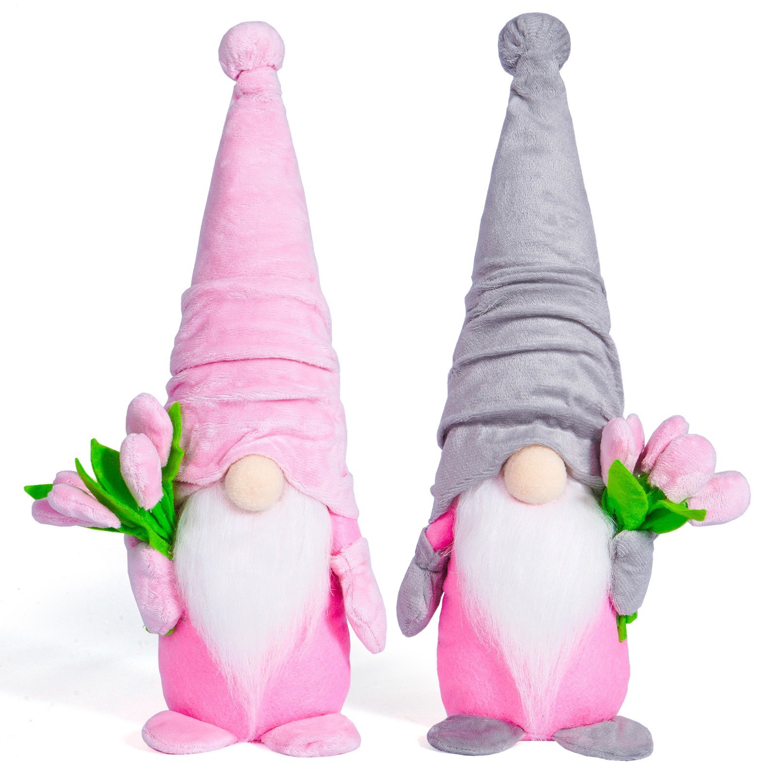 Tulipanas transfronterizas Rudolph Día de la Madre Muñeca Día de San Valentín Madre Regalo de cumpleaños Decoración de ventanas en el hogar