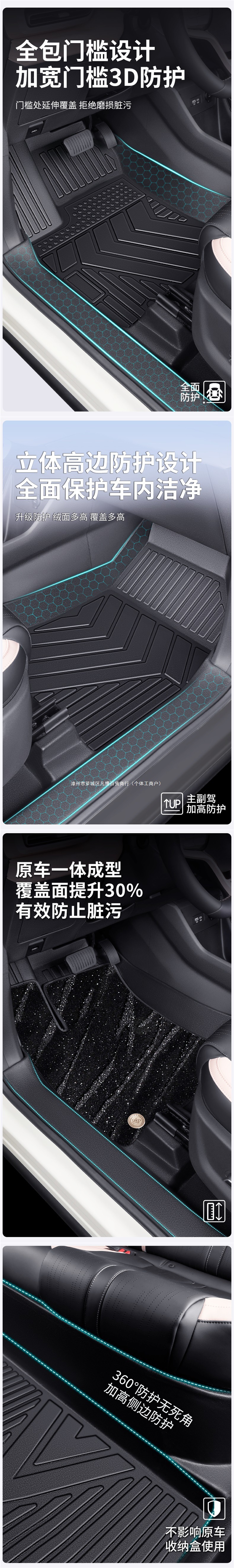 Suitable for 2025 BYD Seagull Dolphin TPE full-coverage floor mats, smart driving version, original factory top layer