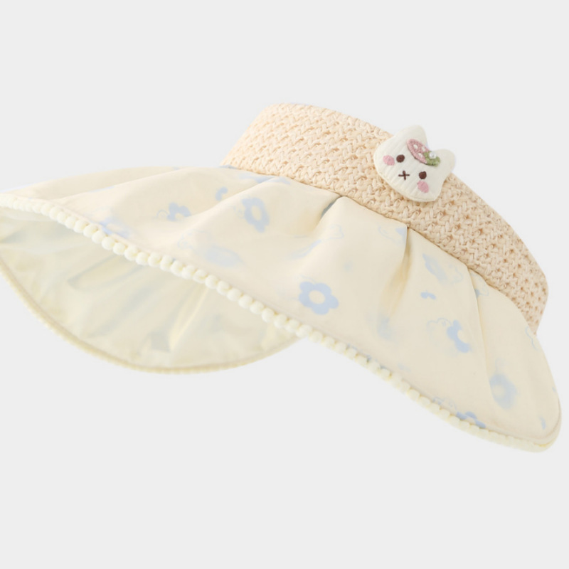 Chapéu de sol infantil com aba larga para o verão_voghion.com