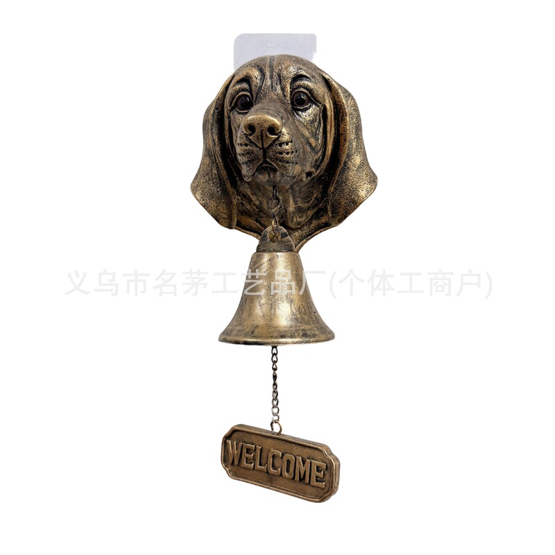 跨境新品Basset Hound Welcome Doorbell 动物系列欢迎光临门铃|undefined