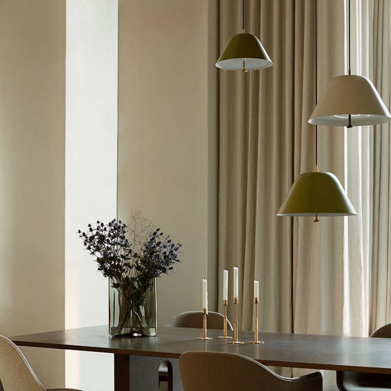 丹麥極簡ins懸浮餐廳吊燈 北歐詫寂風民宿咖啡廳書房臥室床頭吊燈