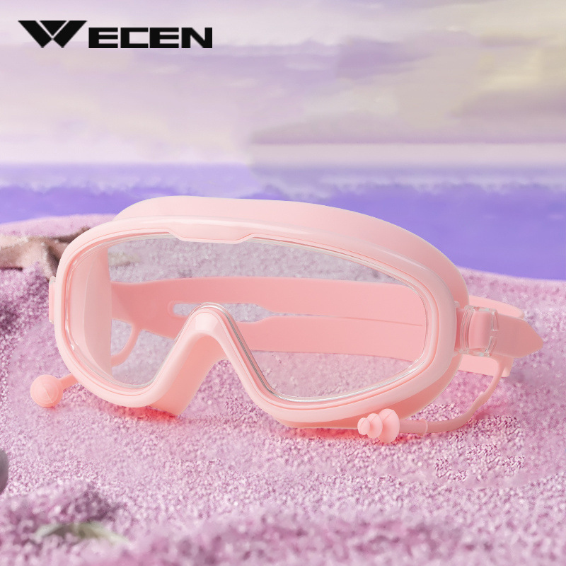 루즈 파우더 [플랫 스타일] - 수영 고글 [HD 방수 및 김서림 방지]