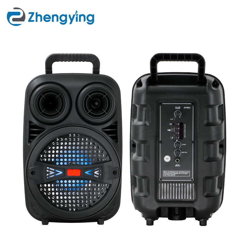 Square Dance Bluetooth Speaker with High Volume, Outdoor Trolley Speaker, Subwoofer, High-Power Wireless Microphone, Karaoke Speaker