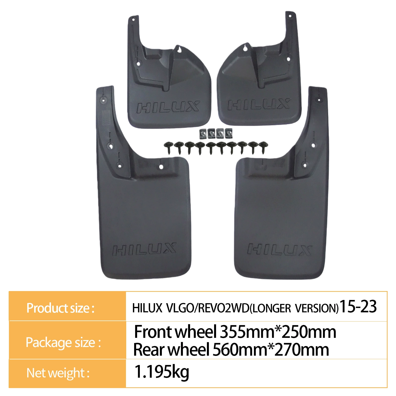 Подходит для кроссбордного автомобиля HILUX VLGO/REVO2WD расширение 15-23, доставка заднего крыла