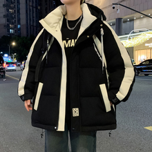 青少年冬季外套男孩初中学生加厚保暖棉袄子大童冬装棉服