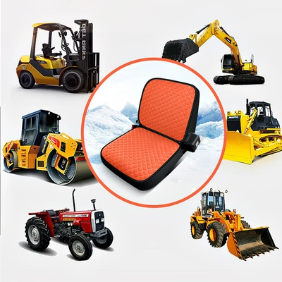 forklift winter seat cover forklift: Wool pad
