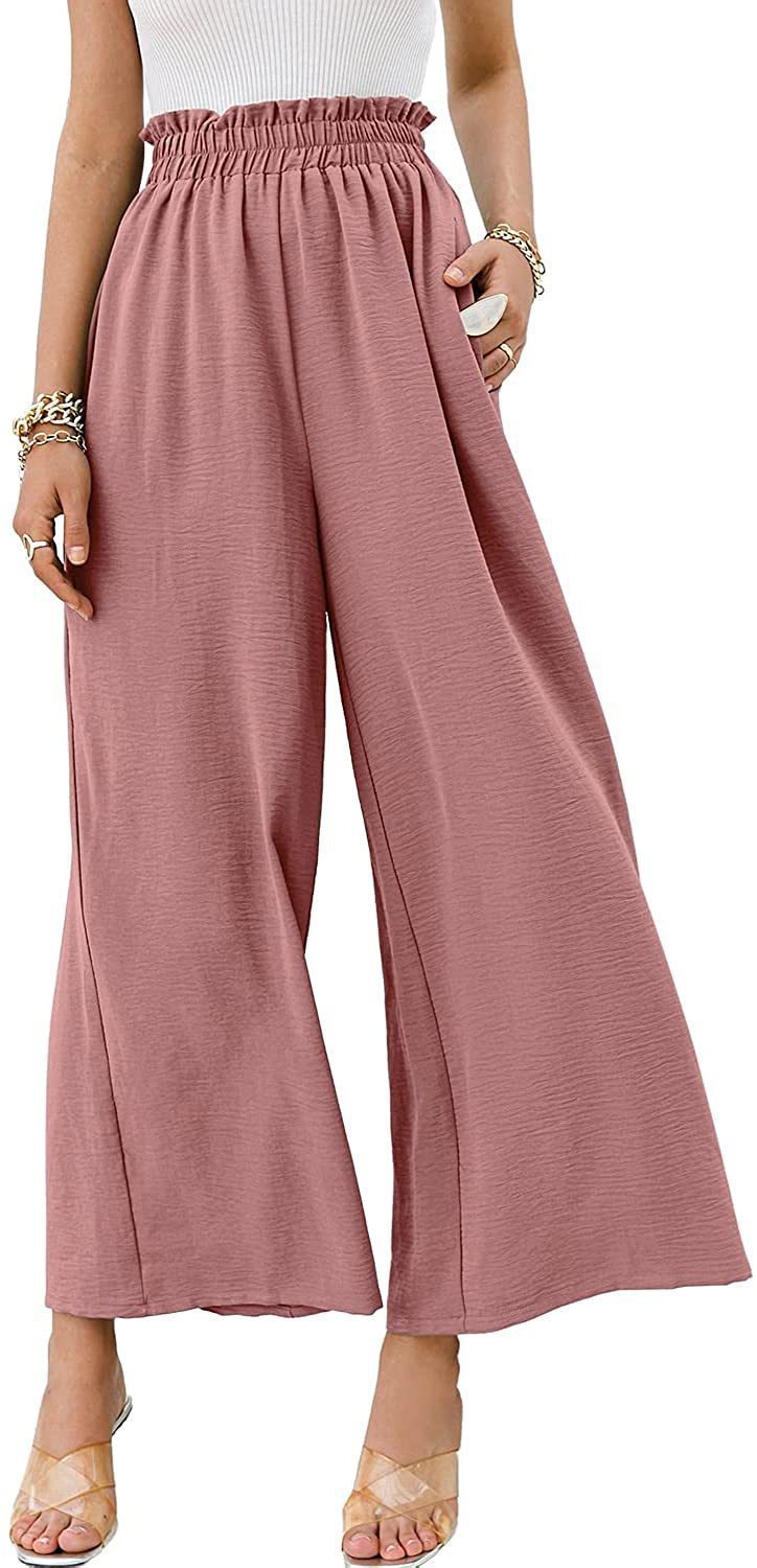 Women's Daily Simple Style Solid Color Ankle-length Pleated Wide Leg Pants display picture 32