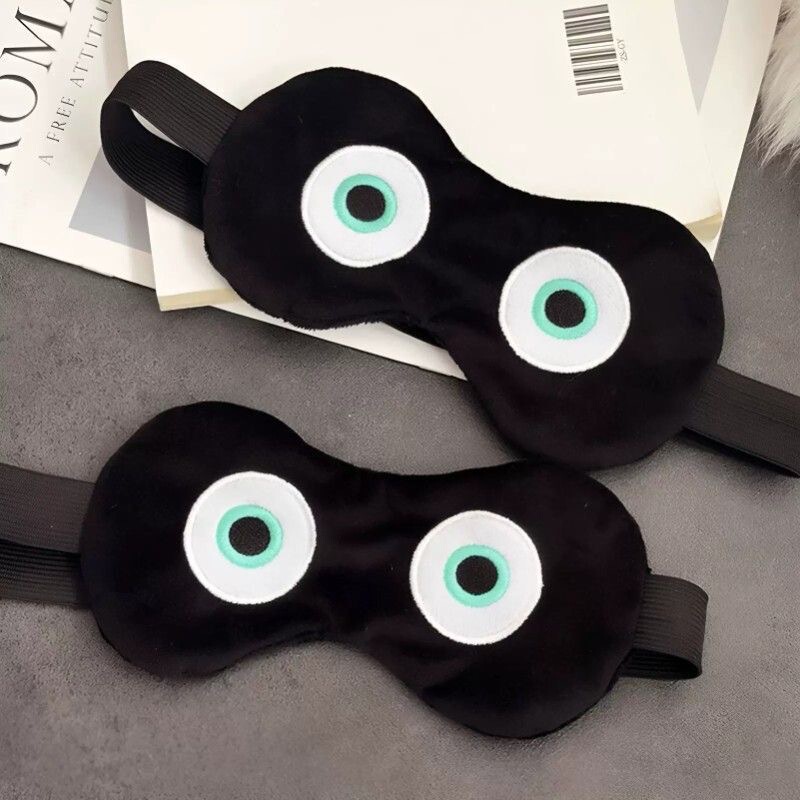 Little Black Egg Eye Mask, Little Egg Seller Plush Sleep Shade, Black Egg Doll, Student Nap Eye Mask, Game Peripheral Little Black Egg Eye Mask, Little Egg Seller Plush Sleep Shade, Black Egg Doll, Student Nap Eye Mask, Game Peripheral