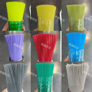 Free shipping color industrial brush plastic pp wire wear resistant pa6 flame retardant corrugated black nylon brush wire DuPont wire