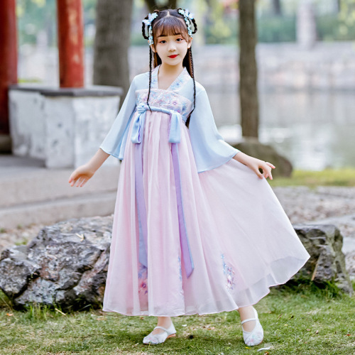 Girls chinese hanfu film drama cosplay Chinese Style Fairy princess dresses girls chinese traditional costumes 