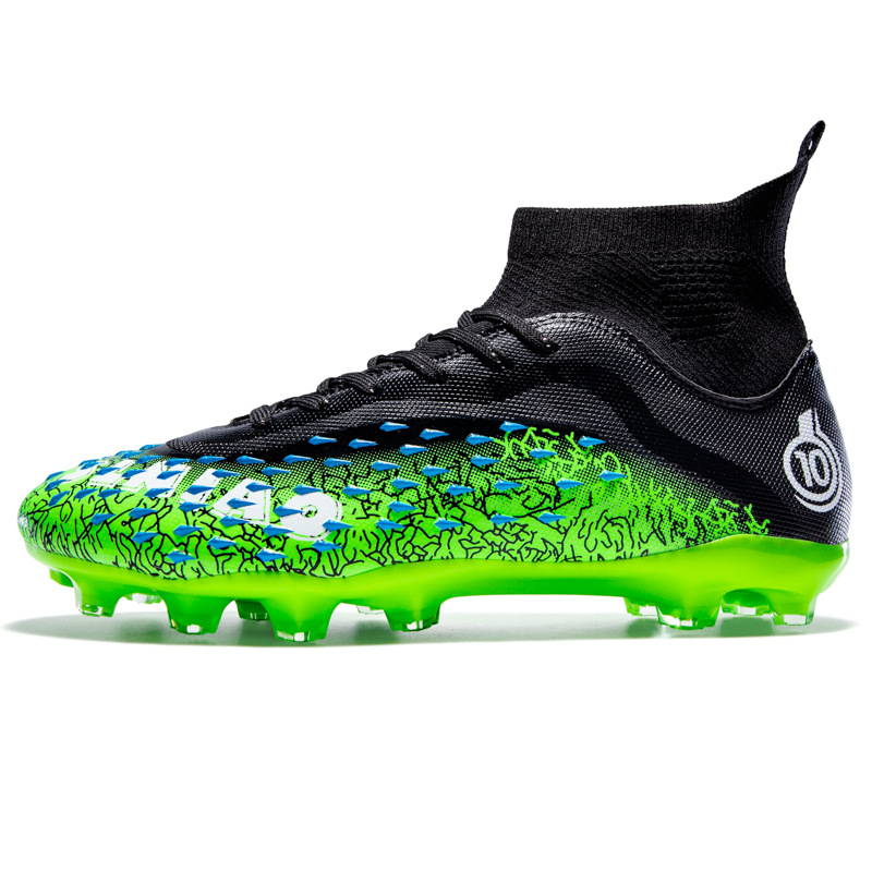 Zapatos de fútbol transfronterizos de alta altura, zapatos de fútbol, zapatos de entrenamiento para estudiantes, hombres, adolescentes adultos