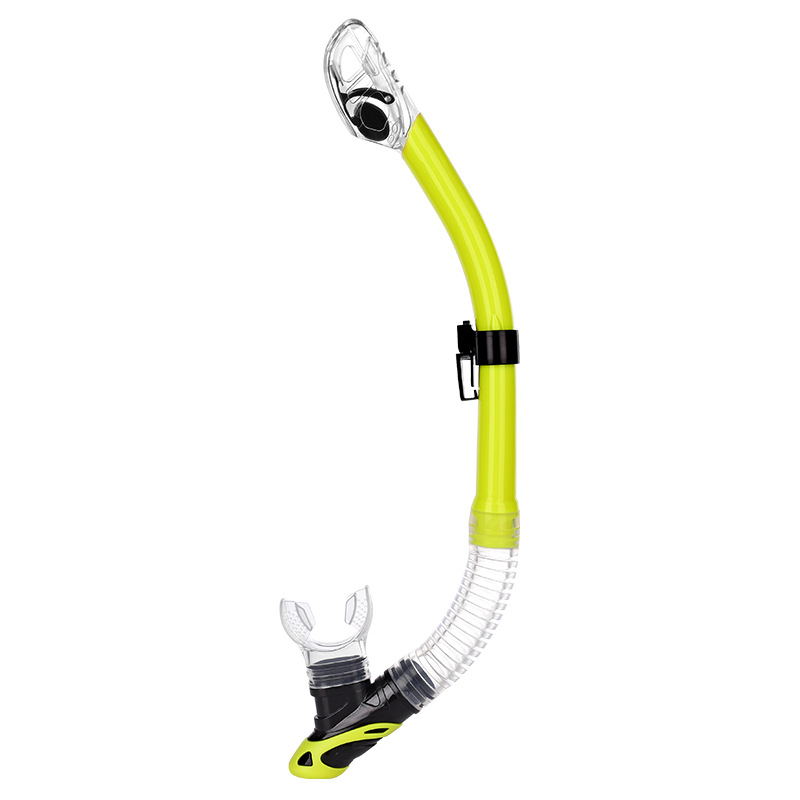 Nuevo tubo de respiración de buceo natación ventilación tubo de respiración seco completo equipo de snorkel tubo de respiración de entrenamiento de buceo