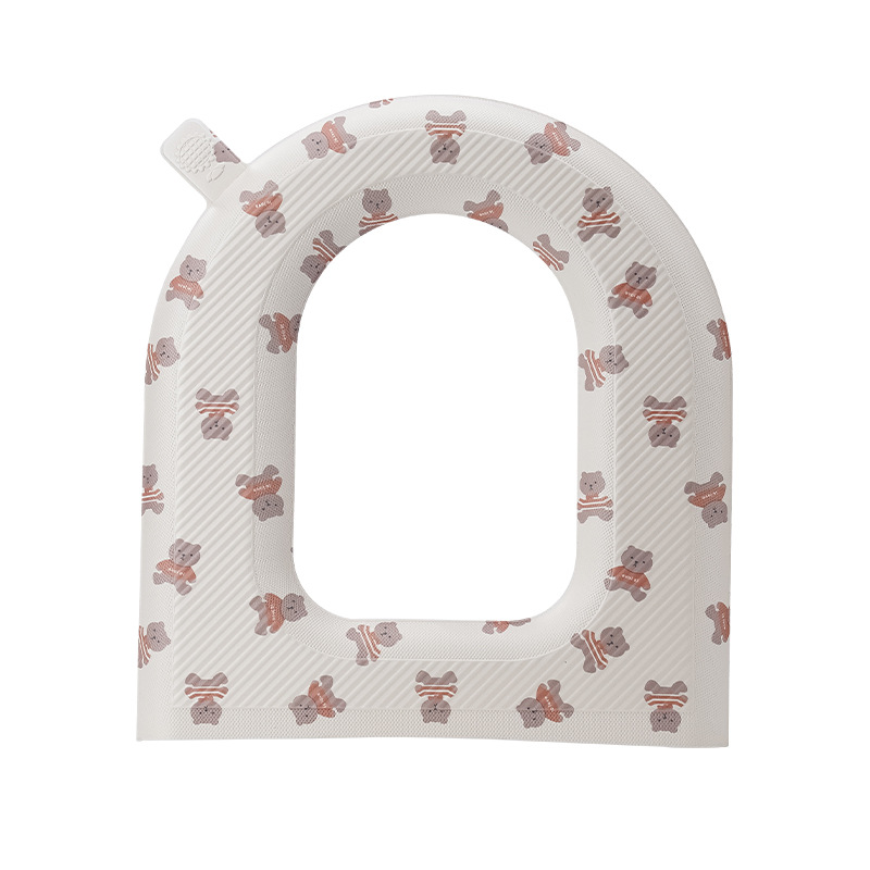 Alfombra de baño animal EVA cojín impermeable estera de limpieza del inodoro del hogar Four Seasons Universal cubierta del inodoro no desechable