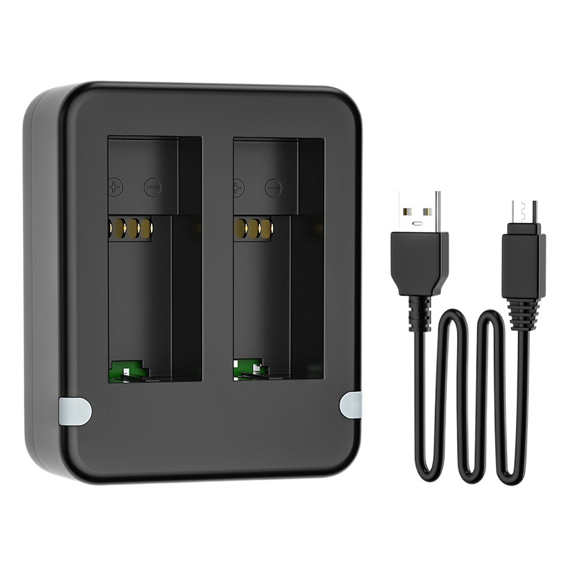 Aplicable a gopro9/10/11/12 cargador doble cámara deportiva batería de decodificación de batería de carga rápida sin ventana emergente