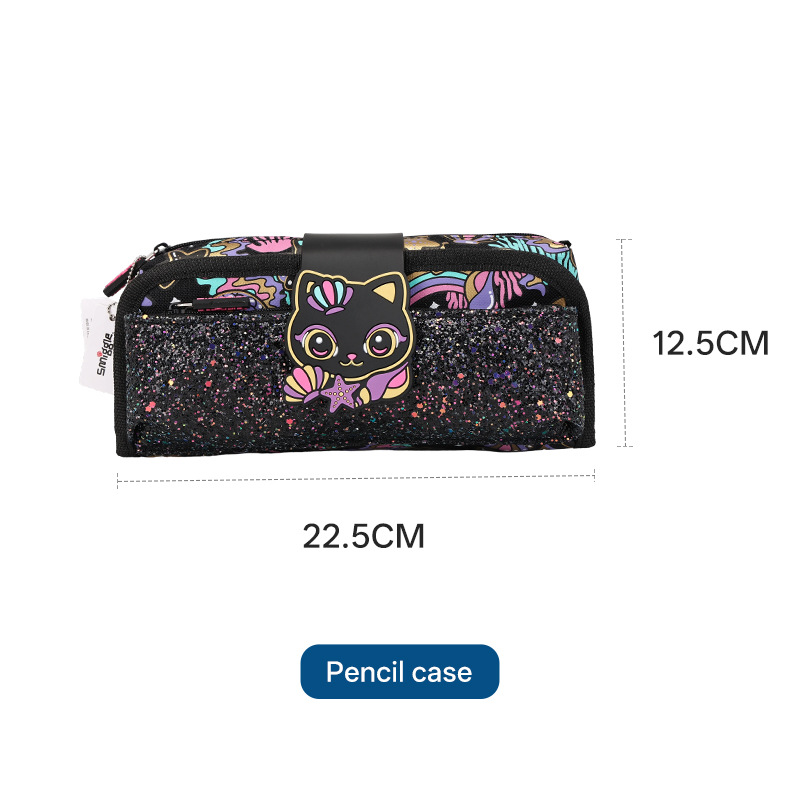 Australia Smiggle escolares niñas mochila de alta calidad gato y pez estratificado mochila de excursión impermeable resistente al desgaste