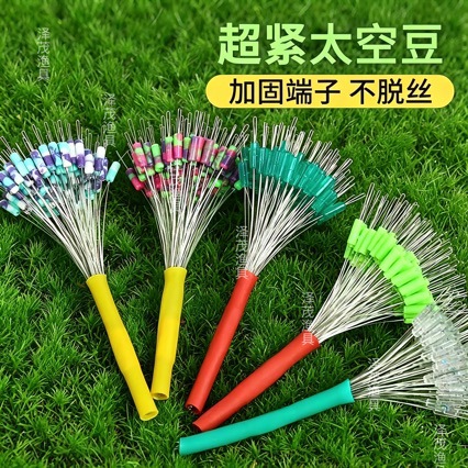 Competitive Fishing Space Beans in Bulk Pack, 100 Pieces, Reinforced and Compact, Anti-Tangle, Fishing Main Line Accessories
