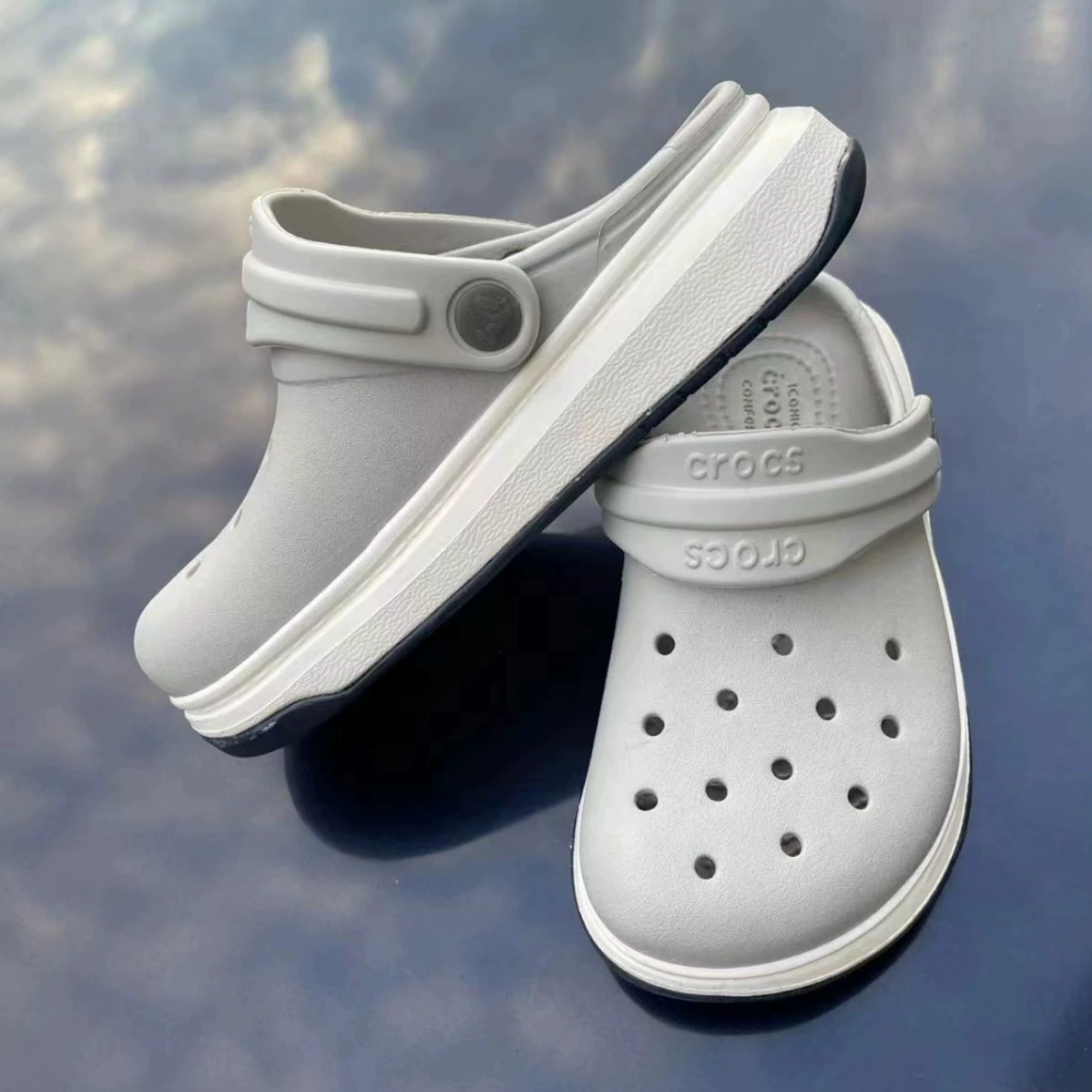 Детская/детское? Actually input says Children's slide platform for men and women, slippers, shoes, beach footwear