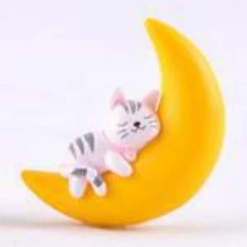 Пластиковый брелок, подвеска для сна, кролик, котёнок, микропейзаж