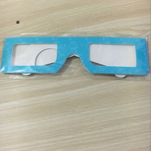 Popular Spot 3D Glasses Light Separation Transparent Lenses with Toys Organic BoarD Brushes
