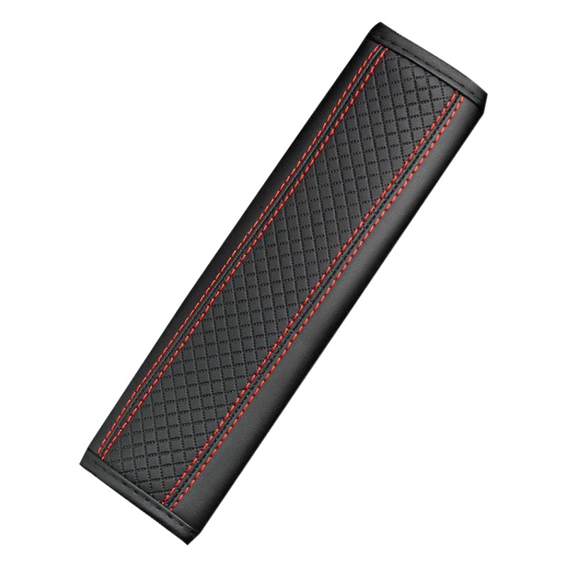 Skin-felt leather embossed three-dimensional car seat belt shoulder pad insurance belt cover car accessories to prevent tightening and decompression