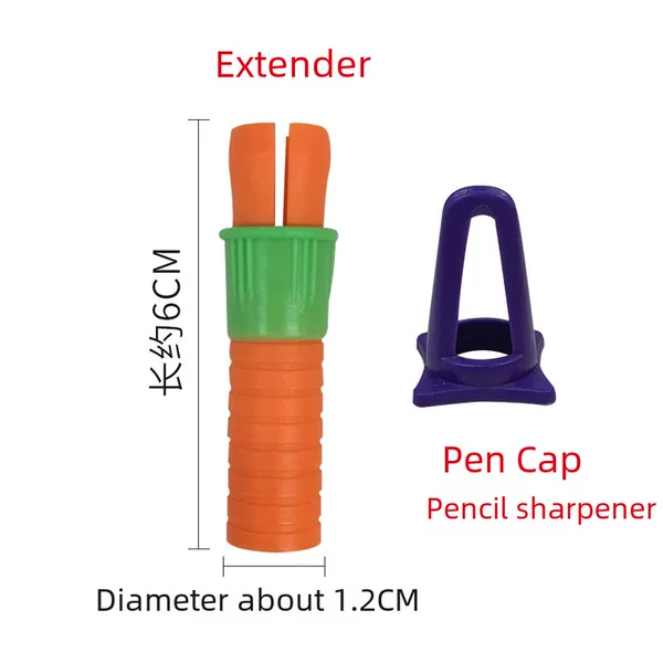 Oil Painting Stick Extender Pencil Sharpener Heavy Color Stick Crayon Extender Drawing Aids Children's Drawing Pen Tipper
