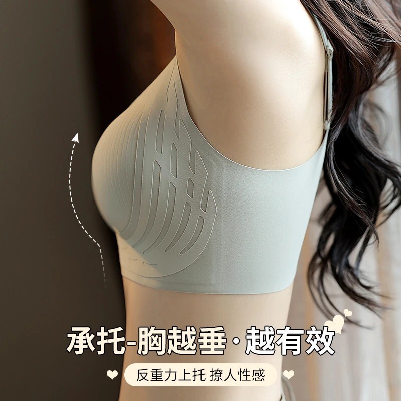 都市丽人内衣女小胸聚拢显大调整型薄款收副乳防下垂运动提拉文胸|undefined